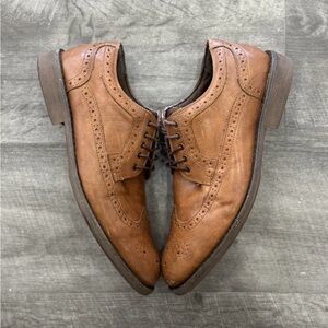 Dexter Tan Leather Oxford Shoes